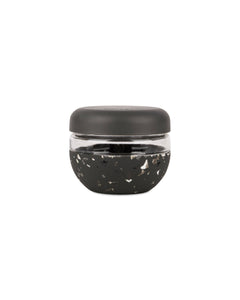 W&P - Glass Seal Tight To-Go & Storage Bowl - 16oz: Terrazzo Charcoal