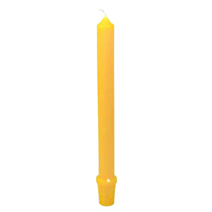 9" Natural Beeswax Base Candlestick