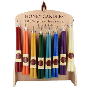 12" Beeswax Taper Candles (Pair)