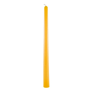 12" Natural Beeswax Taper Candle