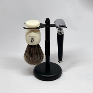 Groom - Shaving Brush + Razor Stand
