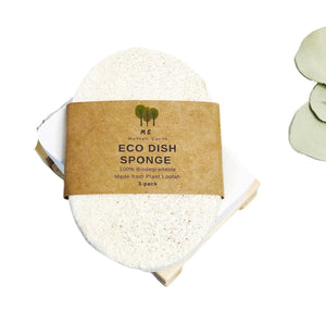 Eco Dish Sponge: Single Layer 3-Pack