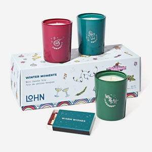 LOHN Winter Moments - Mini Candle Trio