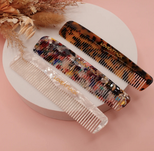 Fine Tooth Cellulose Acetate Hair Comb