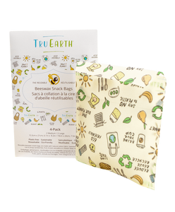 Tru Earth Bees Wax Snack Bags (4)