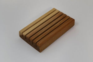 Wooden Soap Dish - 2.5" x 4" - Western Red Cedar